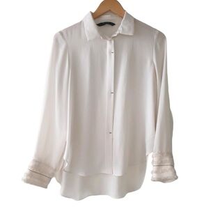 🔹NWOT🔹Zara Blouse with Cuff Detailing